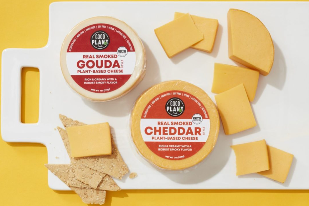 Good Planet Foods' plant-based cheese wheels