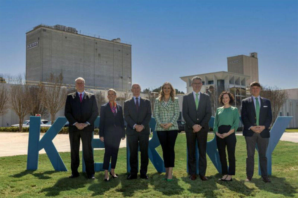 Kerry executive staff in front of new facility