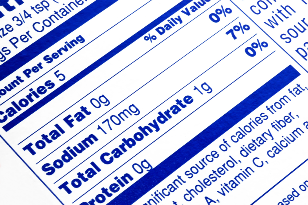 Nutrition Label 