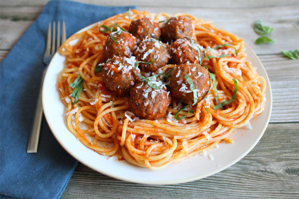 Plant-based meatball made with PGPI's Prolifica pea protein 