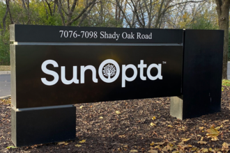 SunOpta HQ road sign