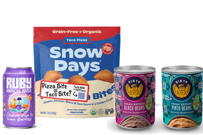 New products from Ruby, Snow Days, Siete Family Foods