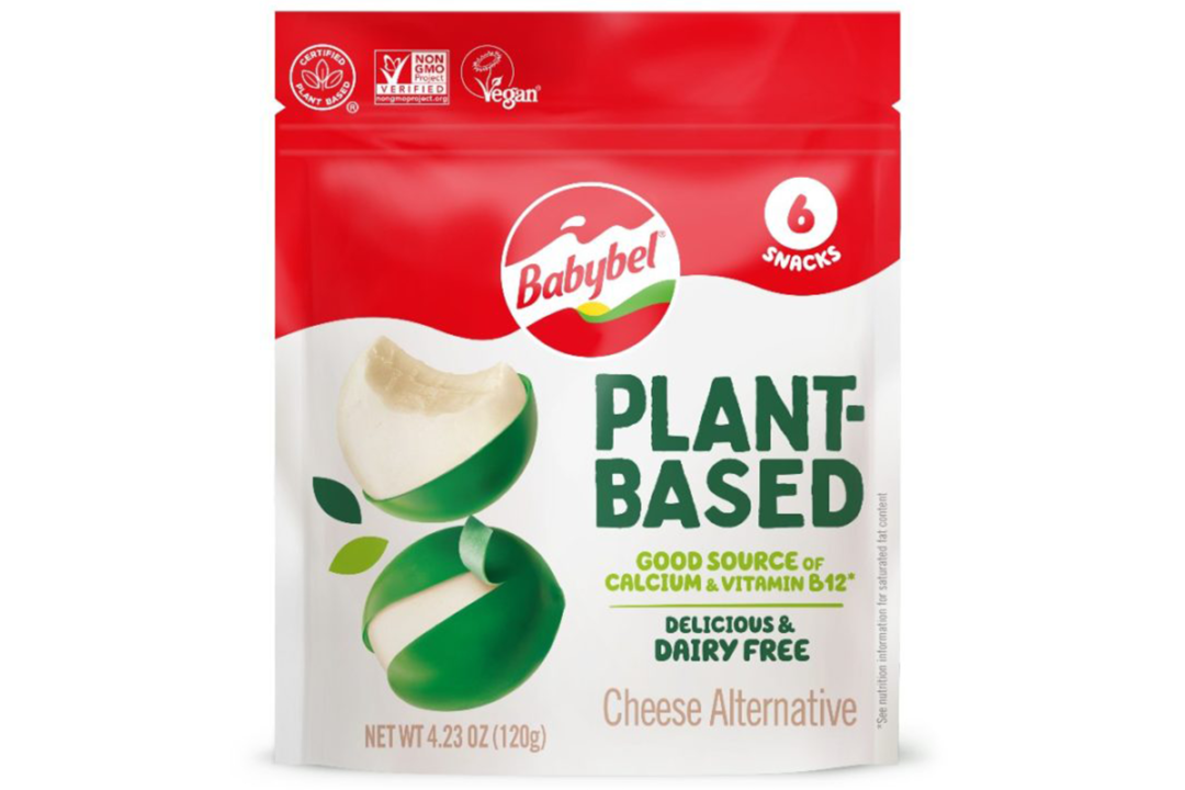 Plant-based Babybel cheese