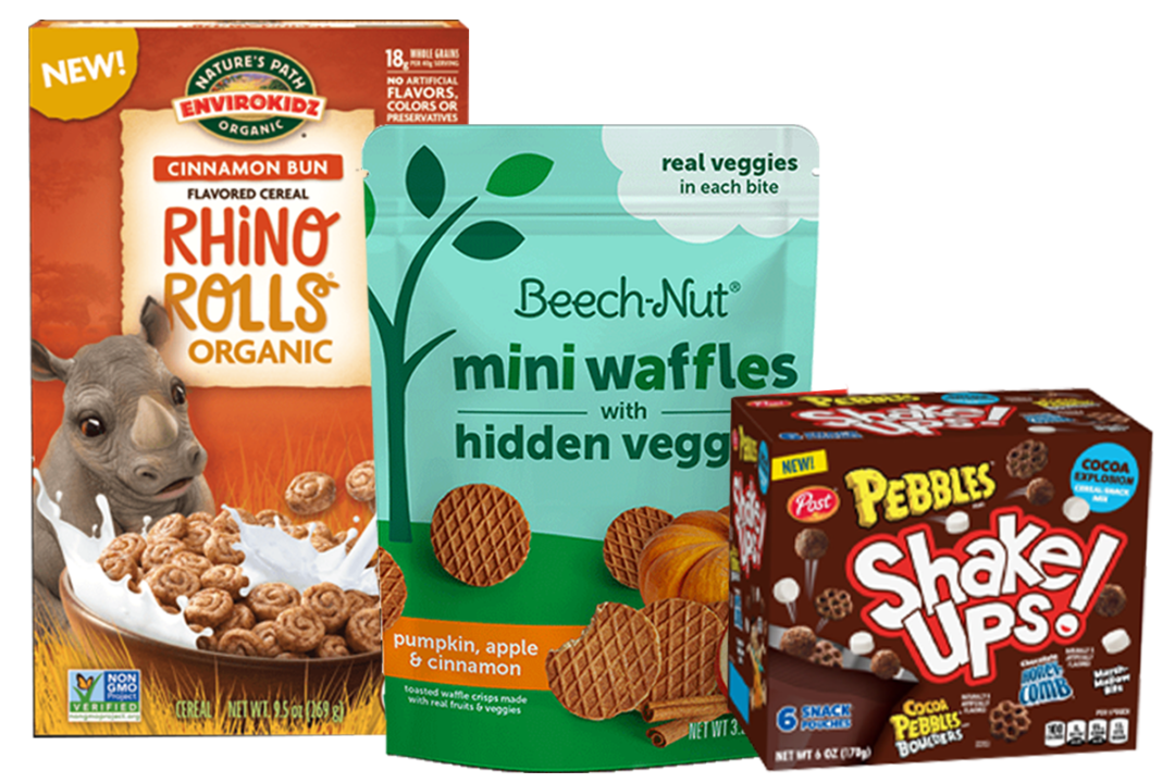 New products from Nature's Path, Beech-Nut Nutrition Co. and Post Consumer Brands