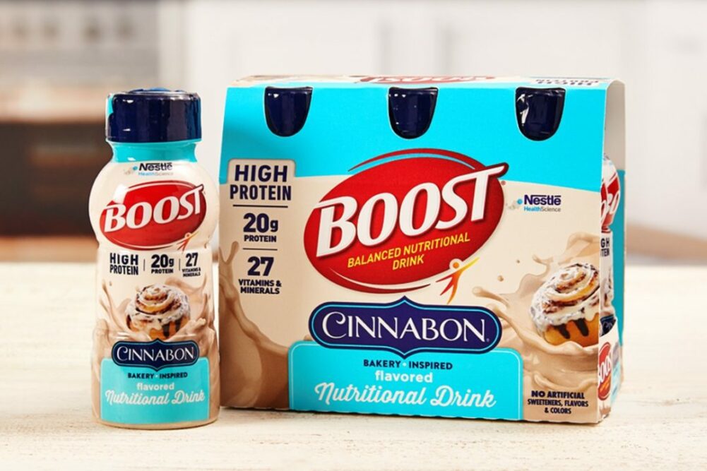 Boost Cinnabon flavors