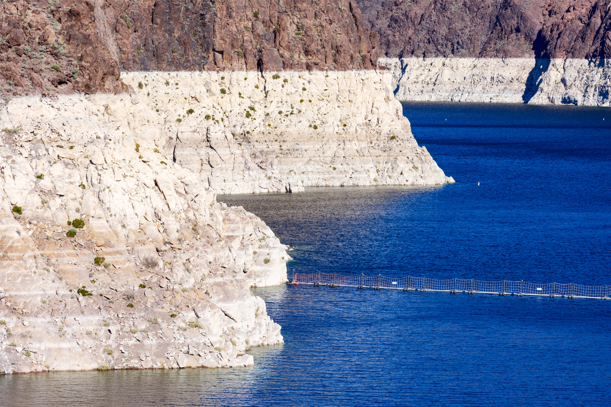 Lake Mead reservoir at record low