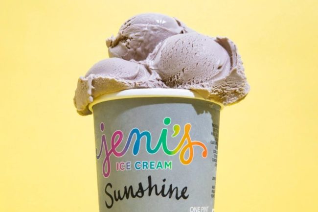 Jeni's Splendid Ice Creams gray sunshine flavor