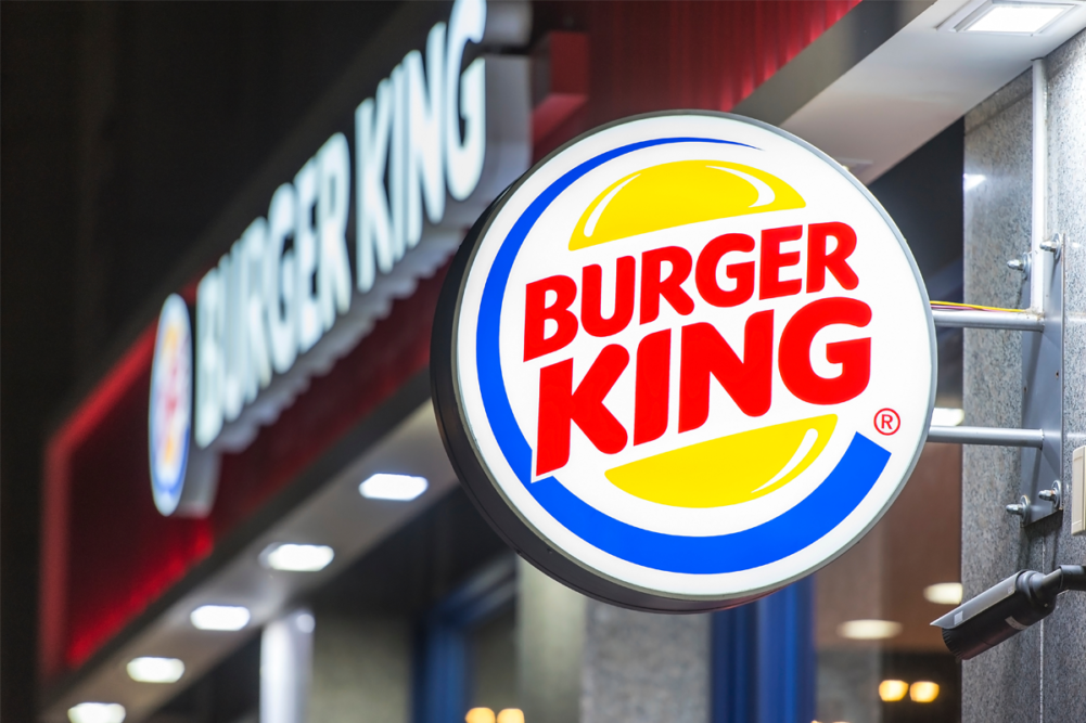 Exterior of Burger King restaurant