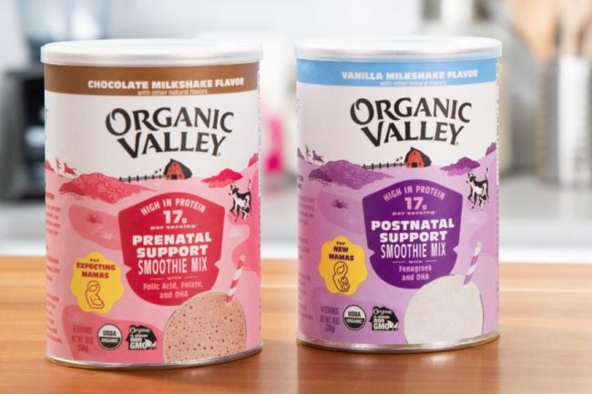 Organic Valley smoothie mixes