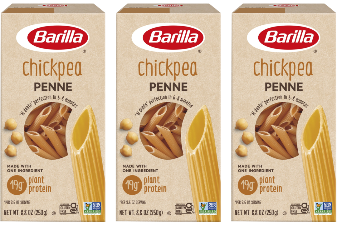 Chickpea penne pasta