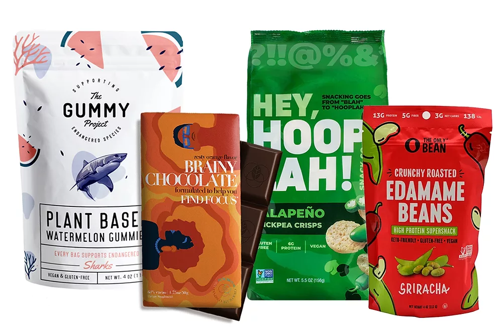 Products from The Gummy Project, The Functional Chocolate Co., Only Bean and Brooklyn Healthy LLC