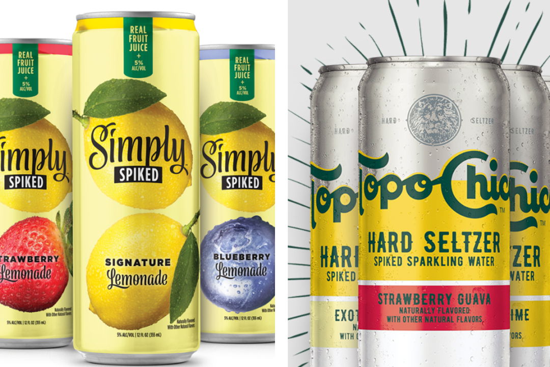 Coca-Cola's Simply Spiked Seltzer and Hard Topo Chico