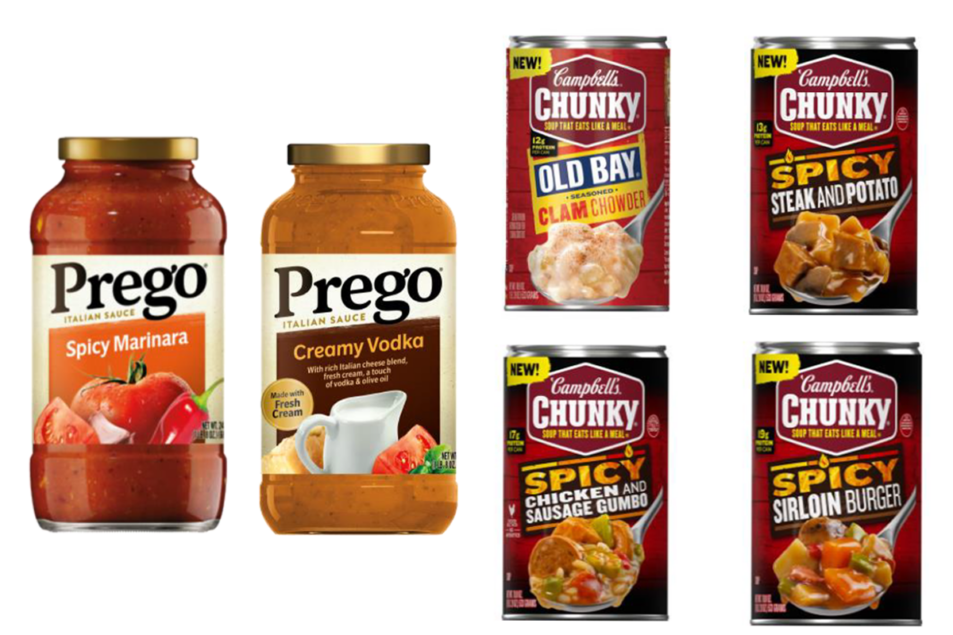 Campbell Soup launching Prego, Chunky innovation
