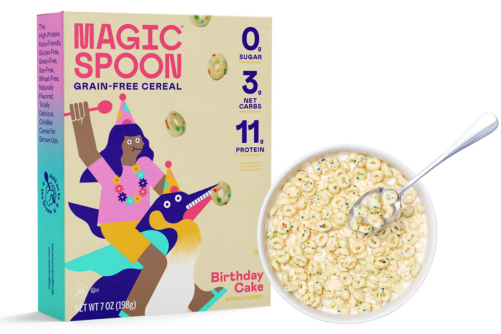 Magic Spoon Birthday Cake cereal