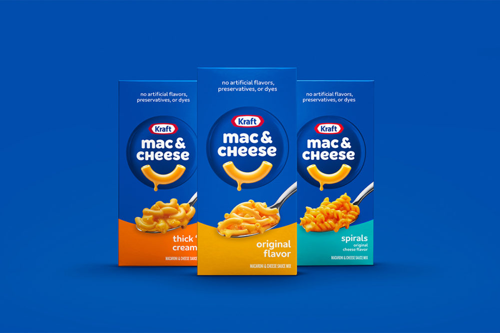Kraft Mac updated packaging