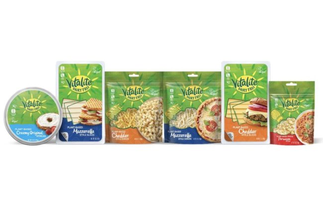 Vitalite vegan-certified cheese products