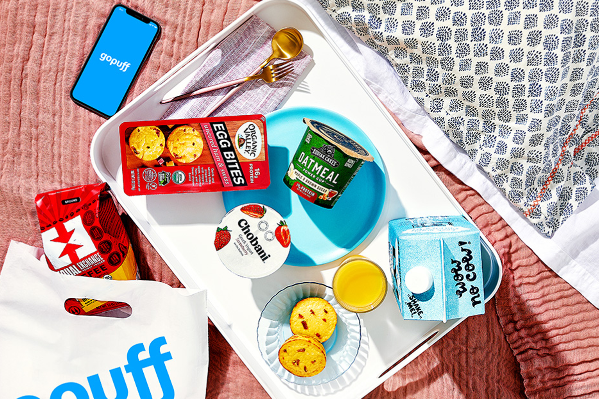 Snack foods delivered by GoPuff