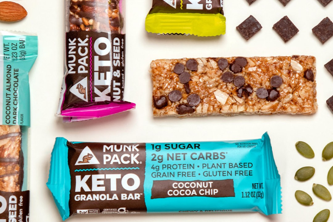 Low-sugar snack bars from Munk Pack