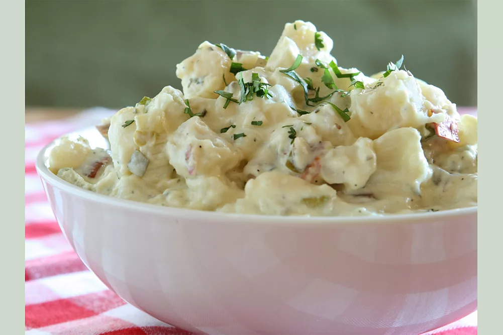 Bowl of potato salad