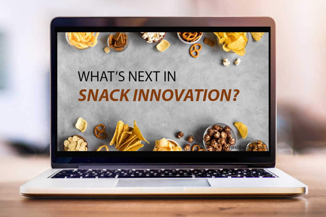 Snack webinar logo on a laptop