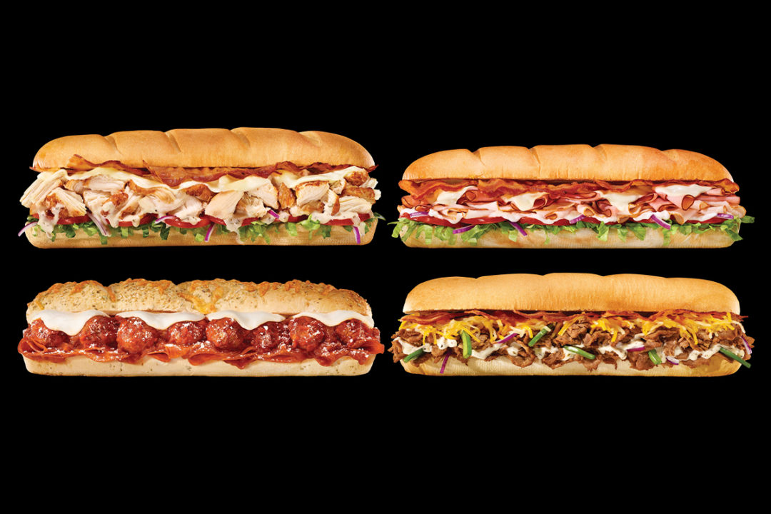 New Subway series sandwiches