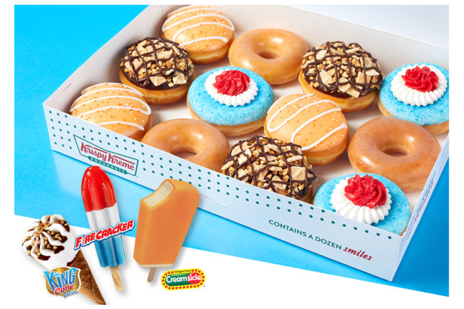 Krispy Kreme ice cream-inspired donuts