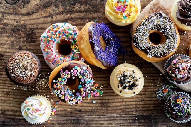 Donuts with sprinkles from Kerry