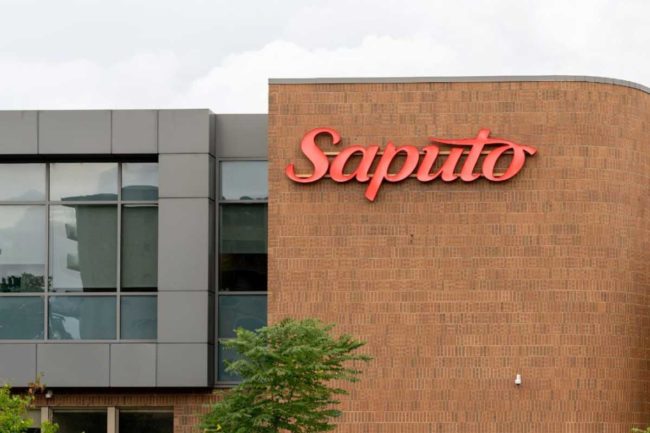 Exterior of Saputo manufacturing facility 