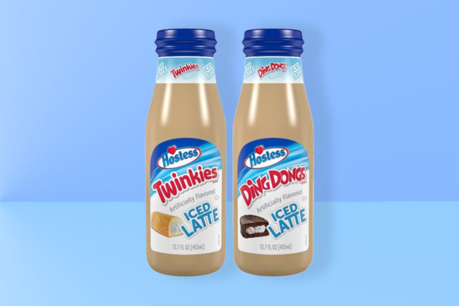 Ding Dong and Twinkie lattes from Hostess Brands 