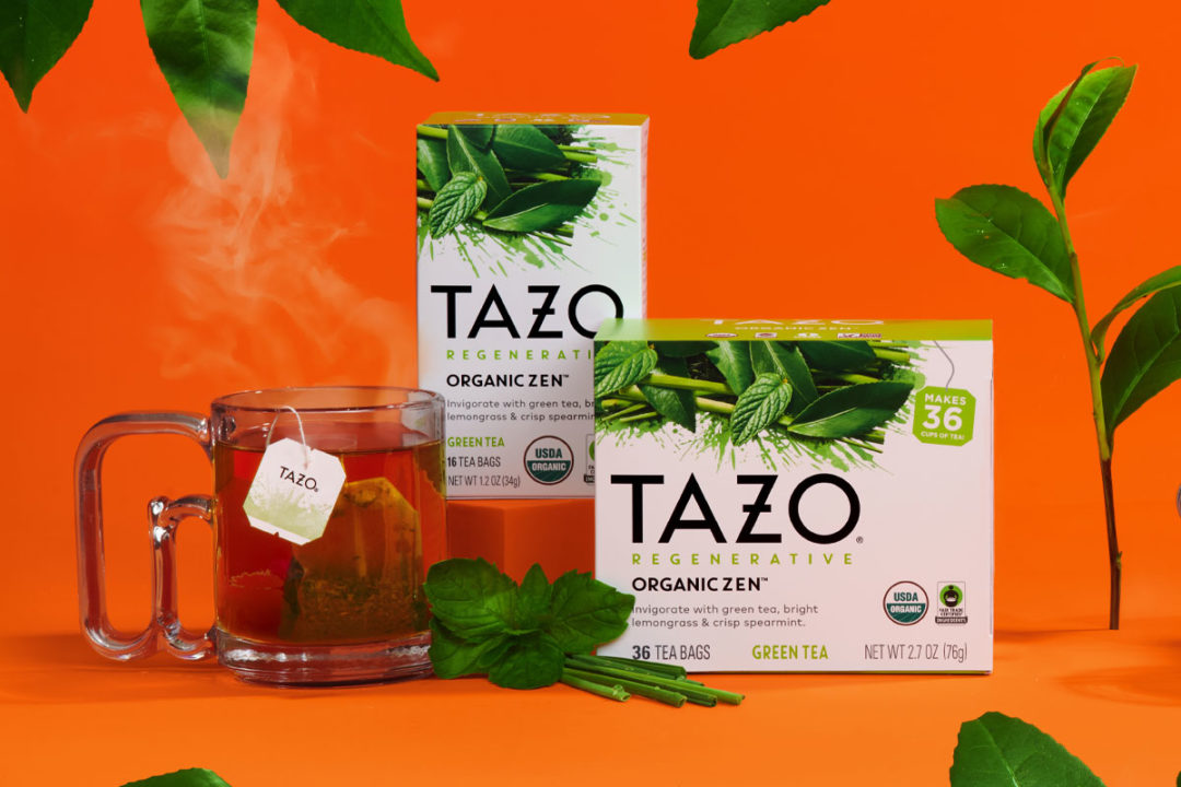 Tazo Regenerative tea products