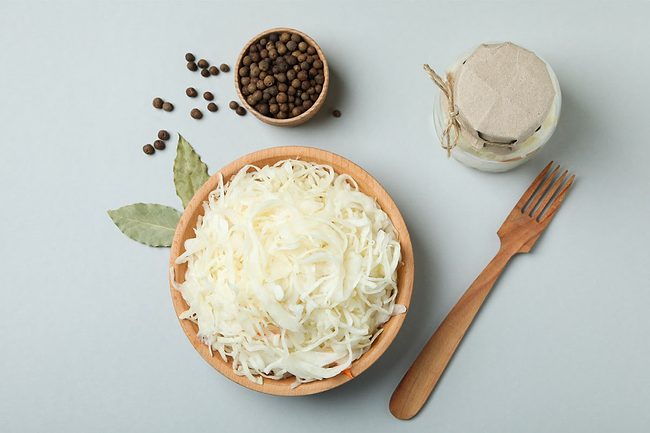 Sauerkraut in a bowl