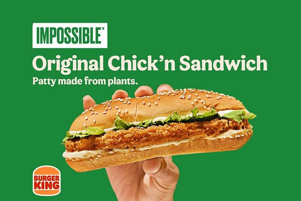 Burger King's Impossible chicken sandwich