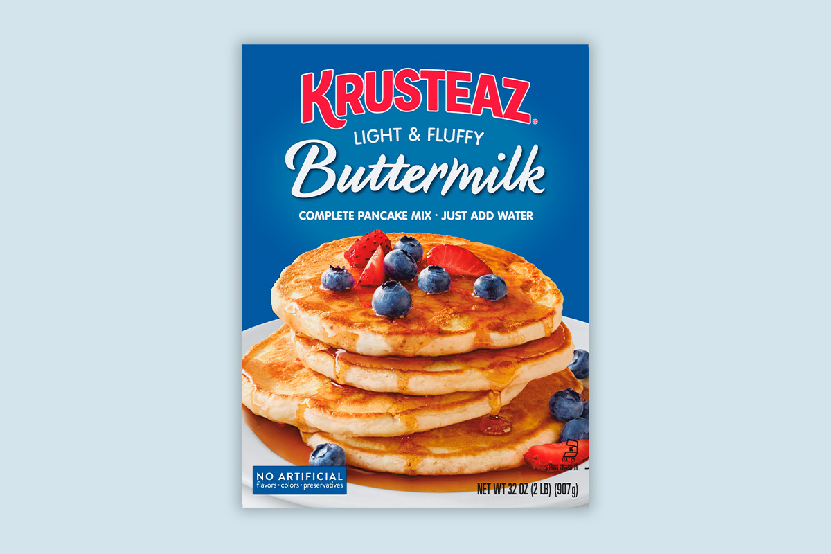 pancake mix in waffle maker
