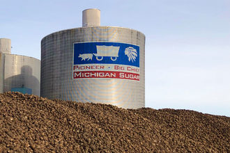 Michigan Sugar Co.'s sugar silo