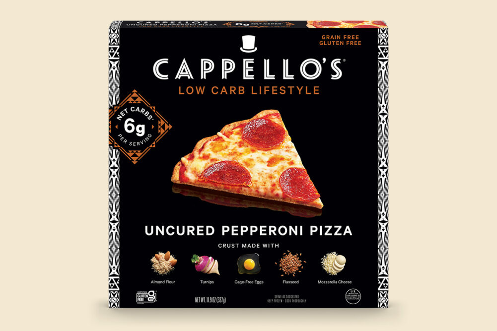 Cappello's low carb frozen pizza