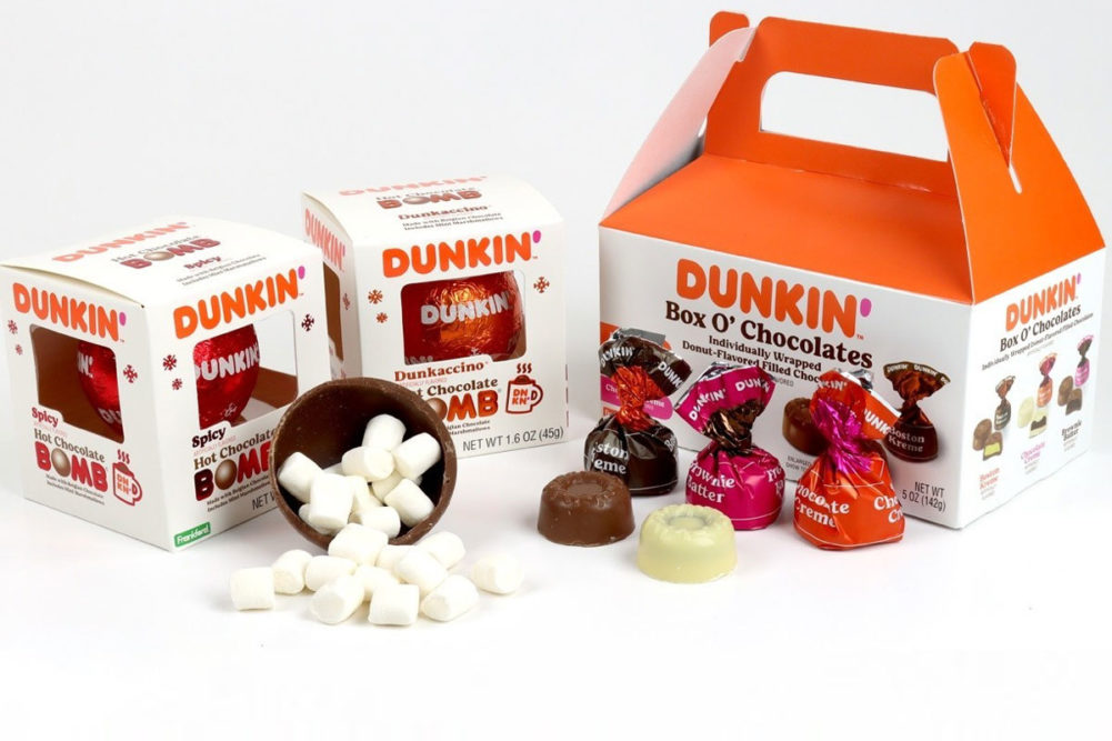 Frankford Candy and Dunkin' collab products