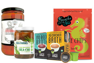 Kelp-based products from Ocean's Balance, Atlantic Sea Farms, Ocean’s Halo and Snacks from the Sea