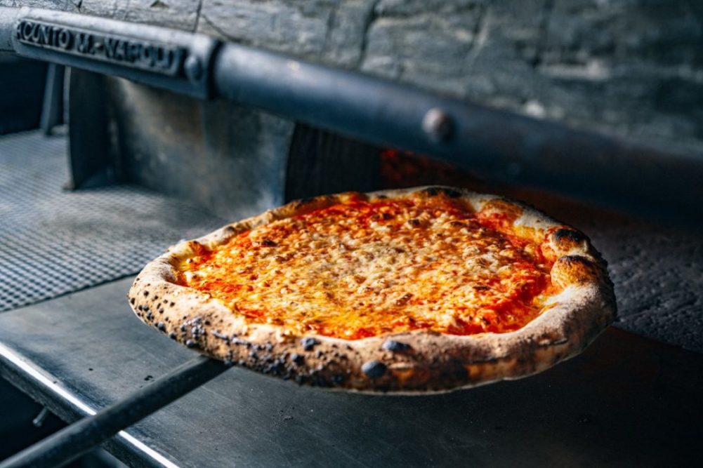 Pizza with New Culture animal-free mozzarella