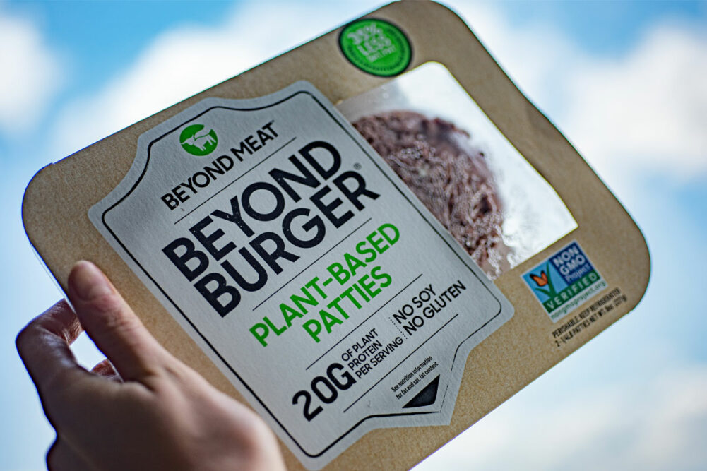 Beyond Meat burger patties