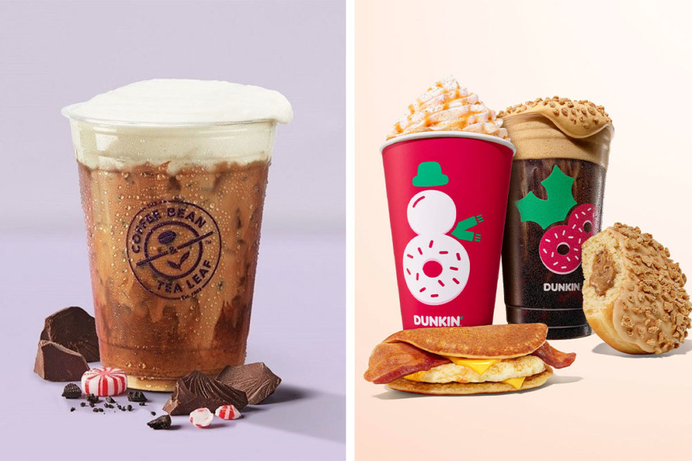 New products from The Coffee Bean & Tea Leaf and Dunkin'