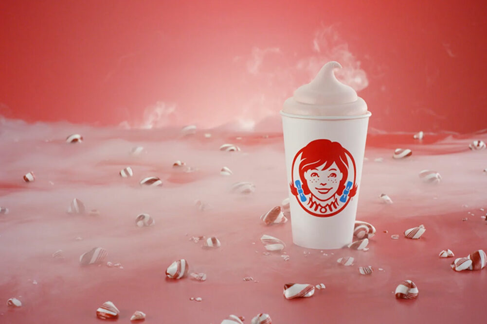 Wendy's peppermint frosty