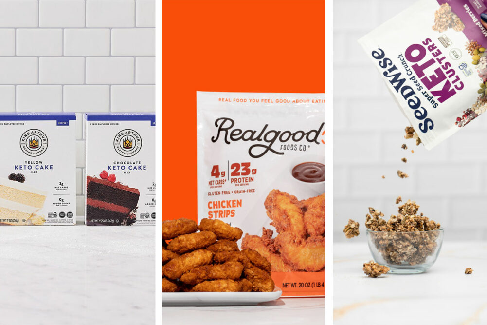 Products from King Arthur Baking Co., The Real Good Food Co. Inc. and Seedwise