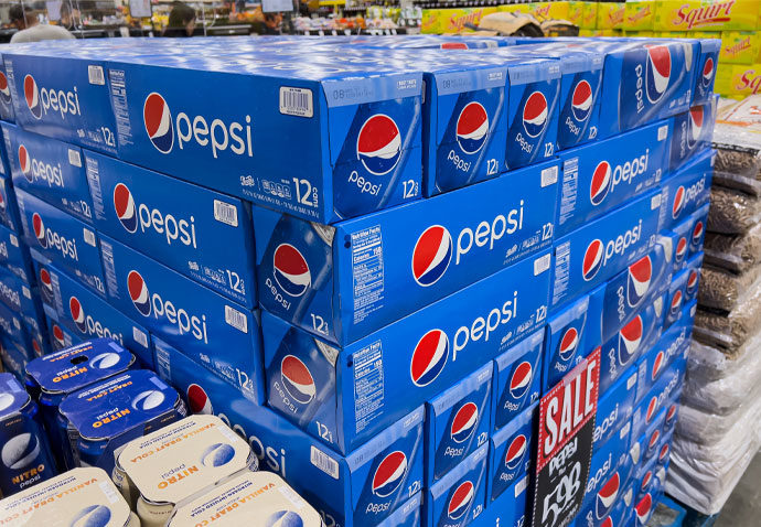 PepsiCo packaging in a grocery store