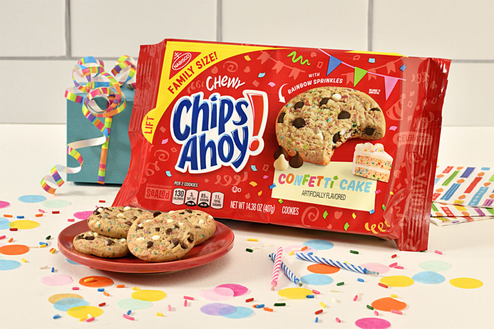 Chips Ahoy confetti cookies