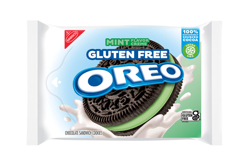 Gluten-free mint Oreos