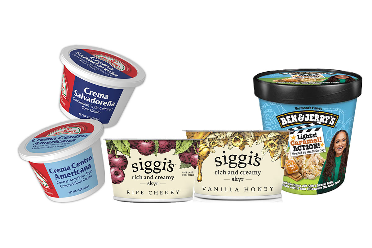 New products from V&V Supremo Foods Inc., siggi's and Ben & Jerry's