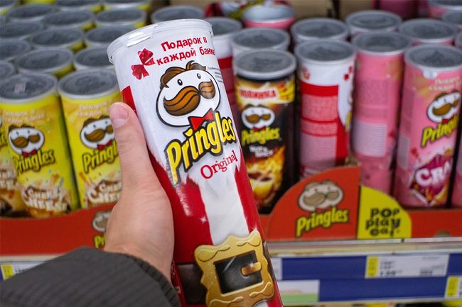 Russian Pringles can