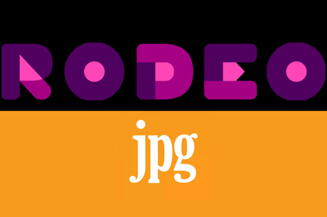 Rodeo and JPG logos