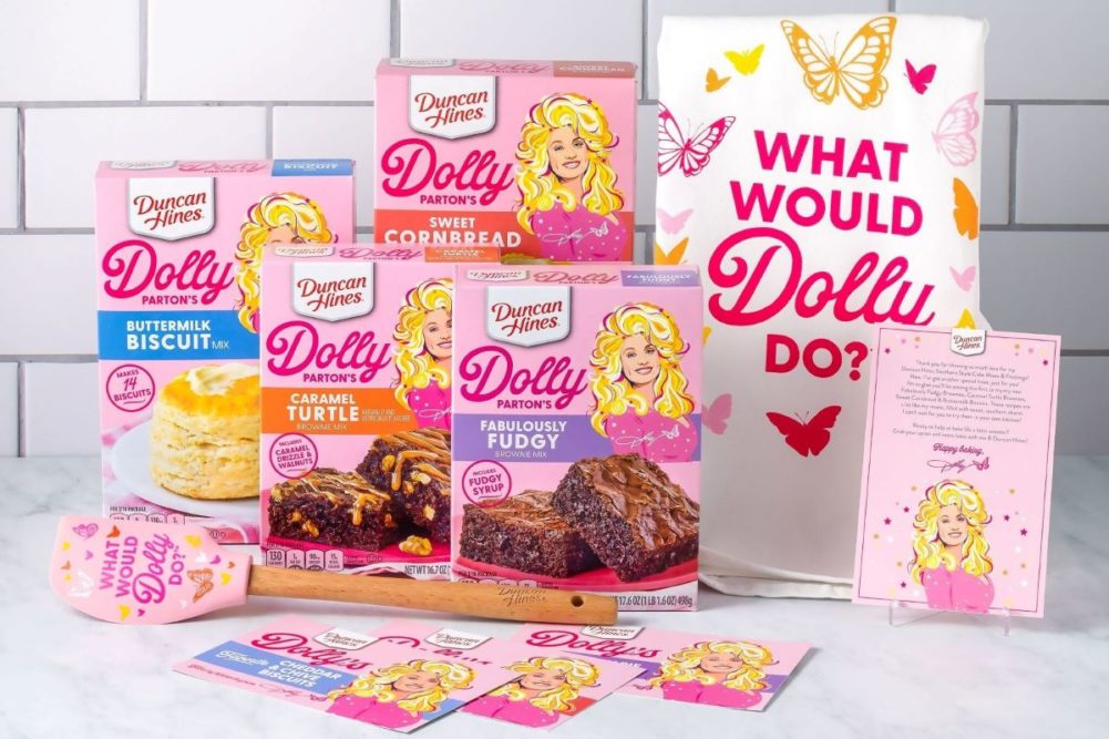 Duncan Hines Dolly Parton products