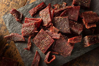 Peppered beef jerky